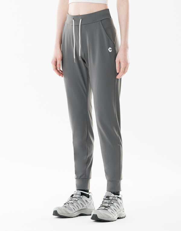 CRONOS WOMEN Light Tech Jogger Pants【GRAY】