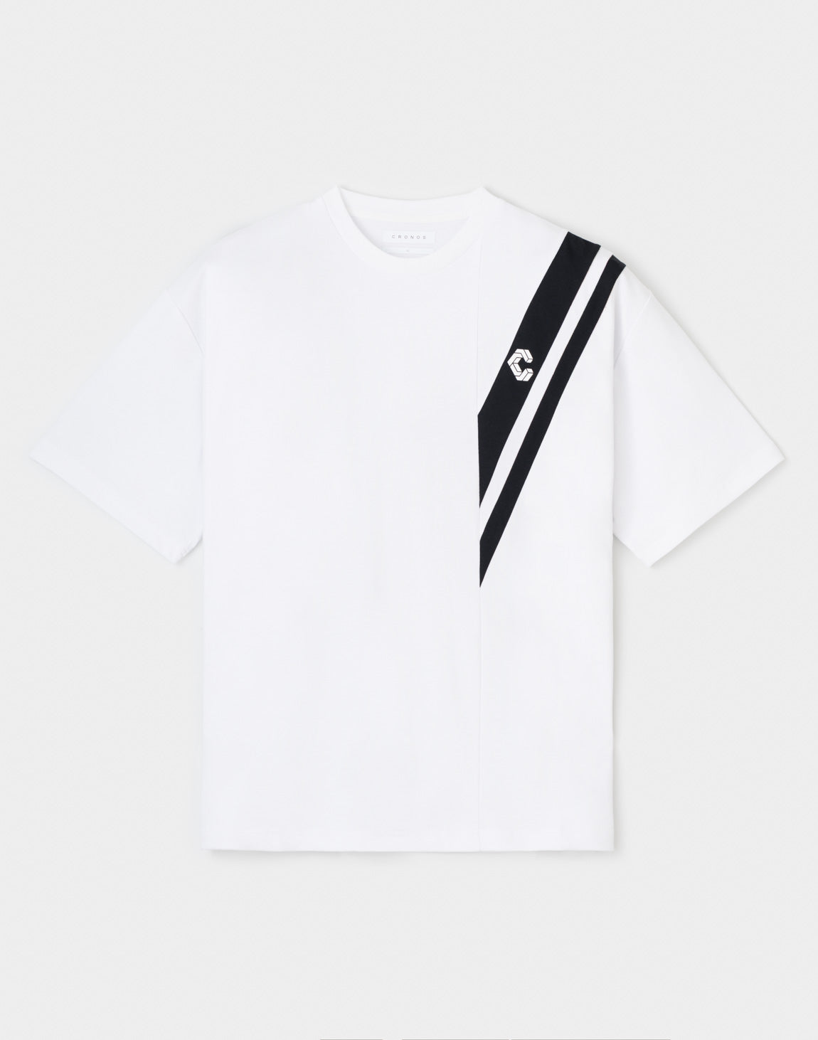 CRONOS SWITCHING OVERSIZE TEE【WHITE】 – クロノス CRONOS