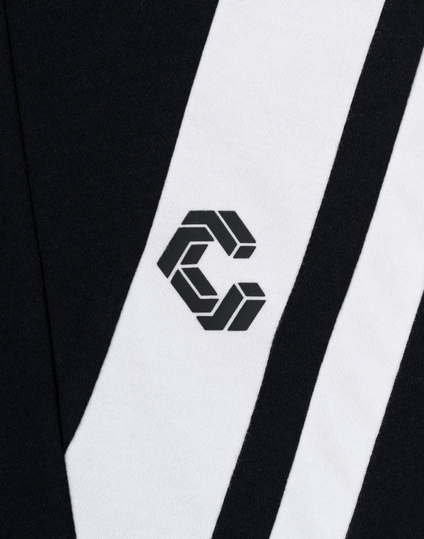CRONOS SWITCHING OVERSIZE TEE【BLACK】
