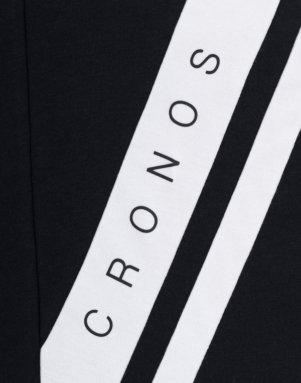 CRONOS SWITCHING OVERSIZE TEE【BLACK】