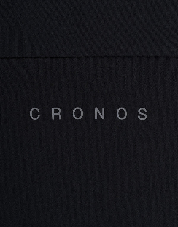 CRONOS OVERSHOULDER TEE【BLACK】