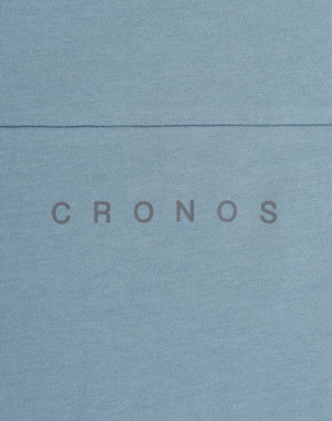 CRONOS OVERSHOULDER TEE【G.BLUE】