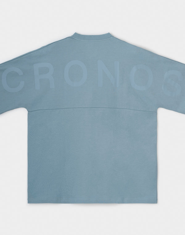 CRONOS OVERSHOULDER TEE【G.BLUE】