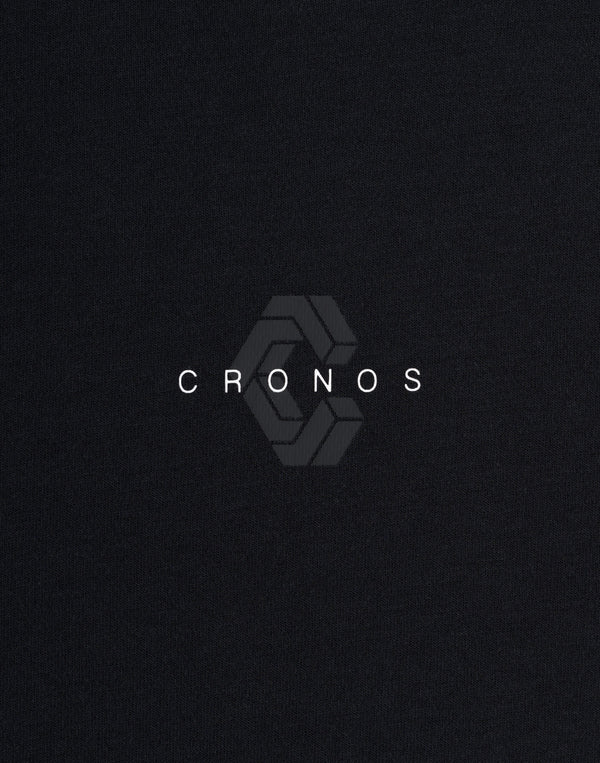 CRONOS 斜紋背心 [黑色]
