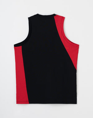CRONOS SLASH TANK TOP [BLACK×RED]