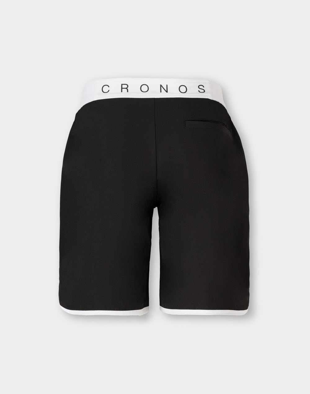 CRONOS 對比腰部競賽短褲 [黑色]