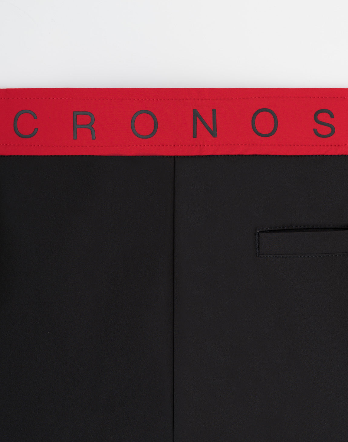 CRONOS CONTRAST WAIST Competition SHORTS【BLACK×RED】