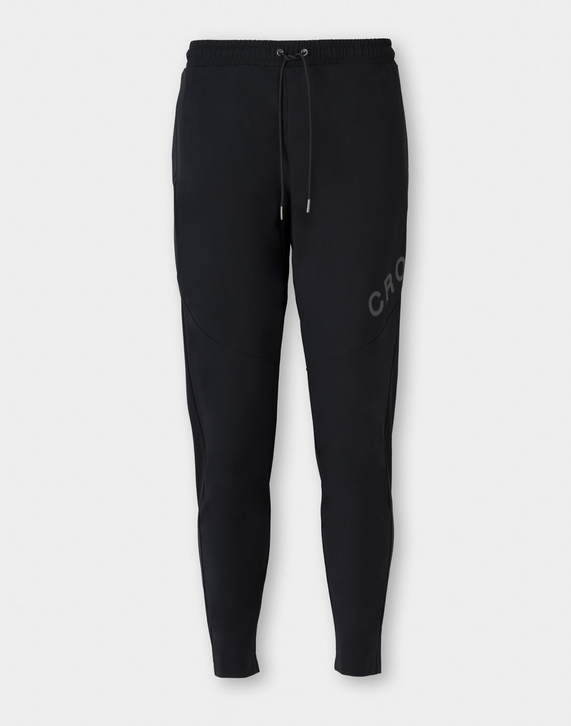 CRONOS ブラックトレーニングパンツXL CRONOS BLACK LETTER BOTHSIDE LONGPANTS【BLACK×BLACK