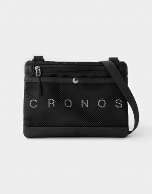 CRONOS FLOW 網版行李箱 [黑×白]