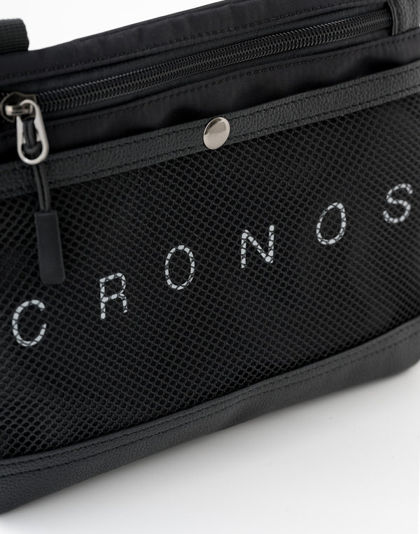 CRONOS FLOW 網版行李箱 [黑×白]