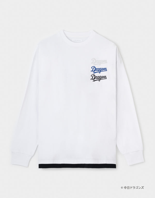 CRONOS×DRAGONS L/S　TEE【WHITE】