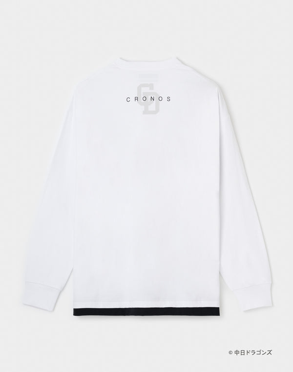 CRONOS×DRAGONS L/S　TEE【WHITE】