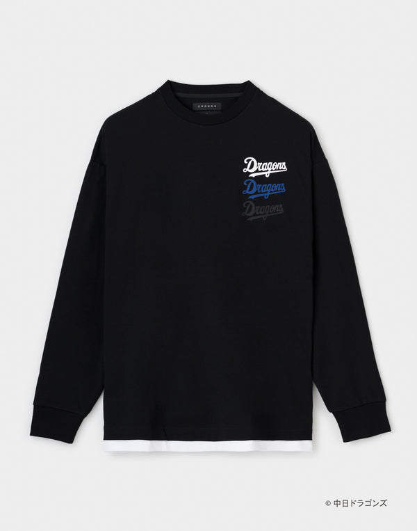 CRONOS×DRAGONS L/S　TEE【BLACK】