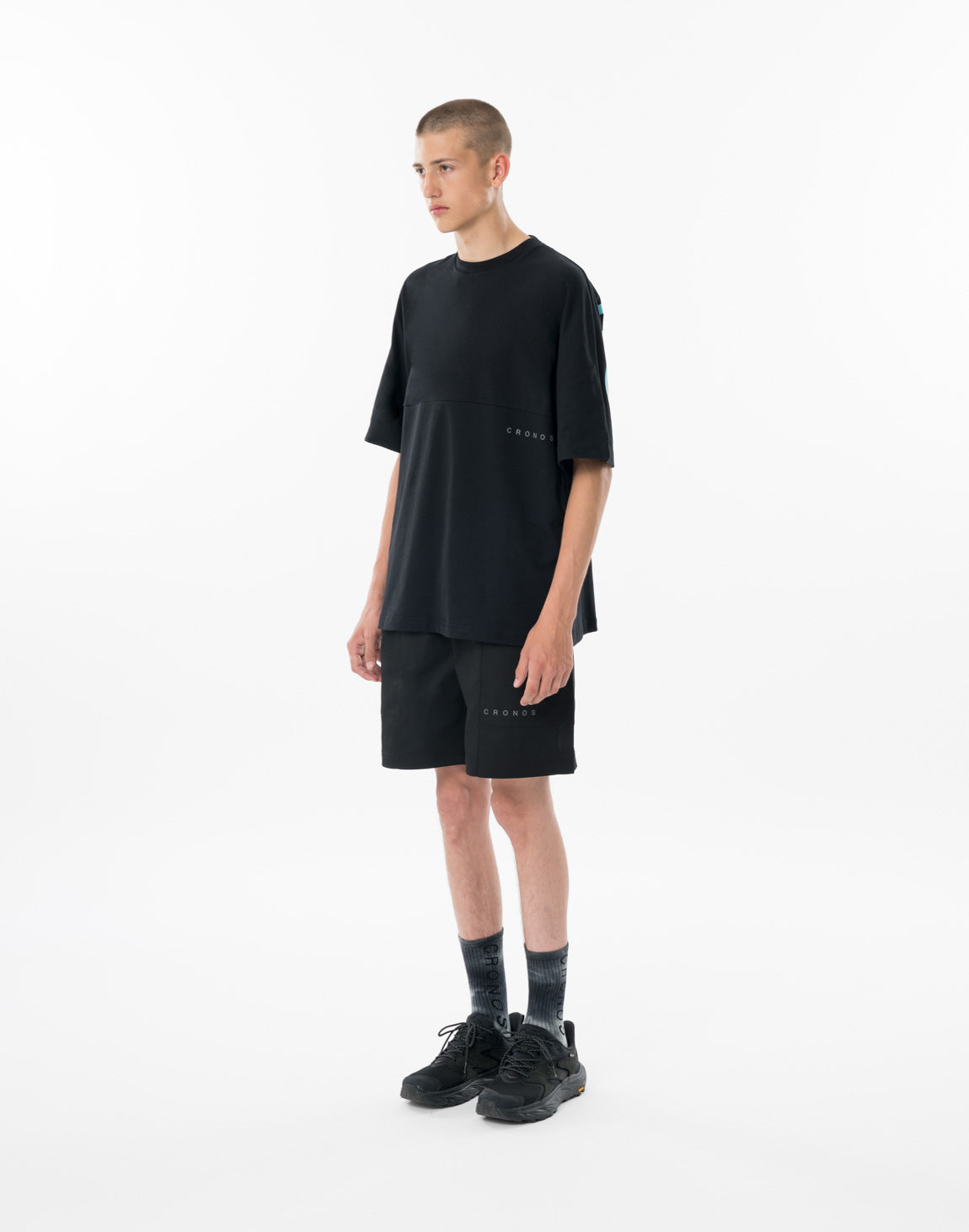 リュウキオン　CRONOS クロノスメッシュ ブラック バスケットボール Double-Layer Basketball Mesh STYLING LOOK – クロノス CRONOS