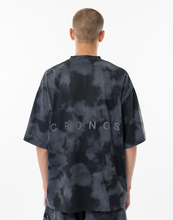 CRONOS TIE-DYE S/S TEE【BLACK】