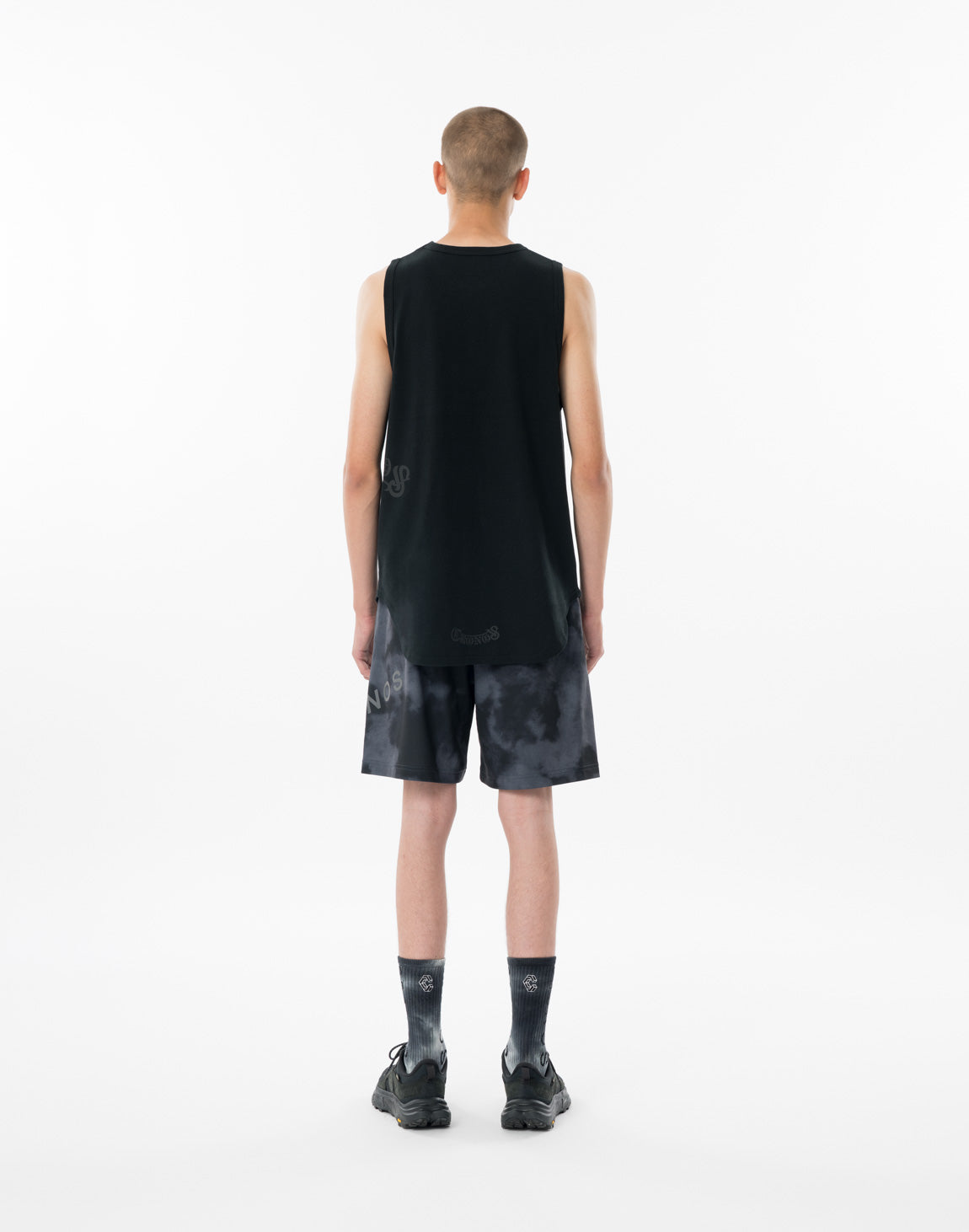CRONOS RIB SIDE LOGO TANK TOP【BLACK】