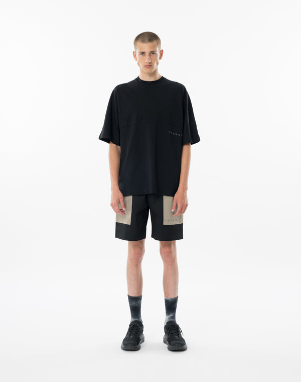 CRONOS OVERSHOULDER TEE【BLACK】