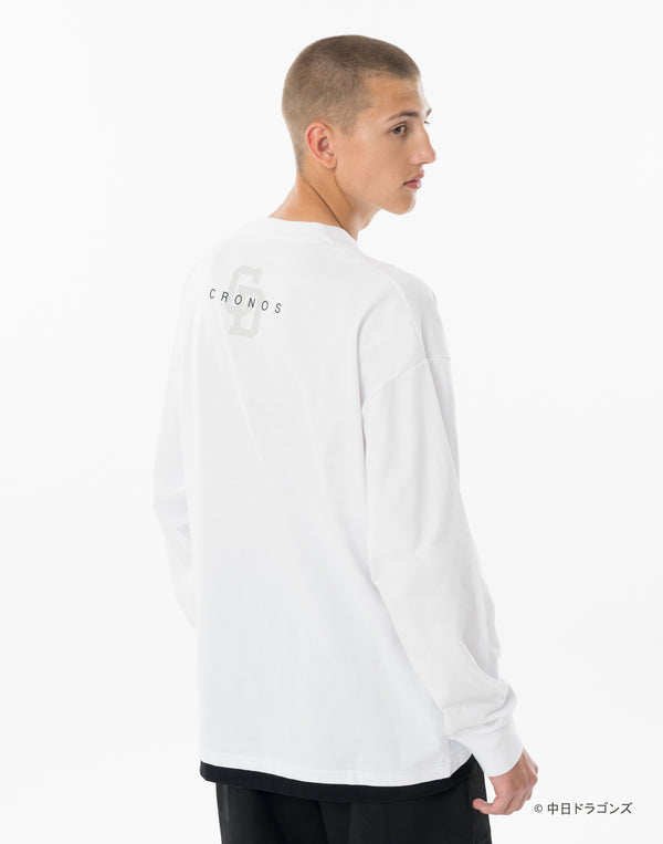 CRONOS×DRAGONS L/S　TEE【WHITE】