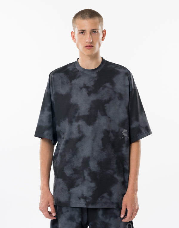 CRONOS TIE-DYE S/S TEE【BLACK】