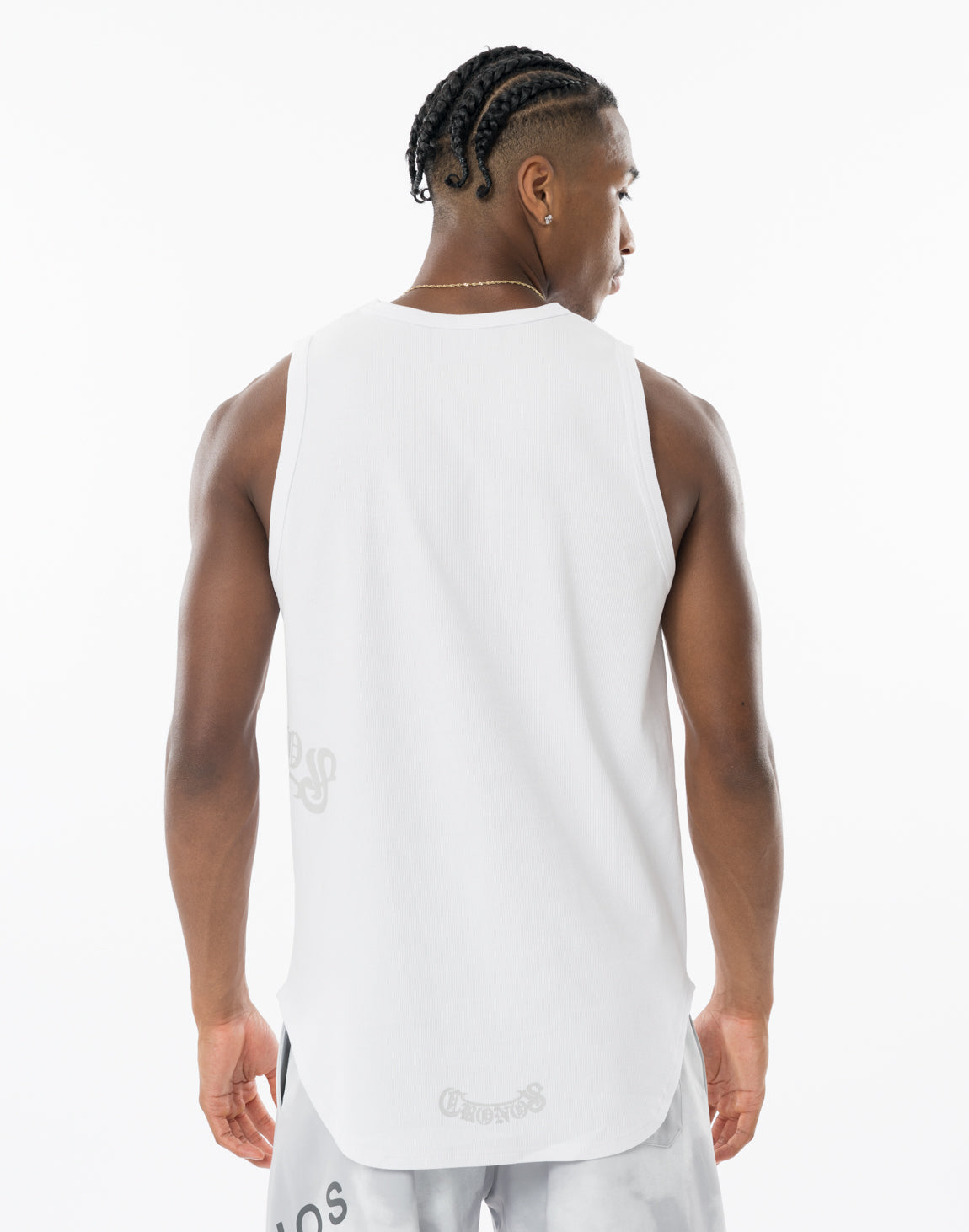 CRONOS RIB SIDE LOGO TANK TOP【WHITE】 – クロノス CRONOS