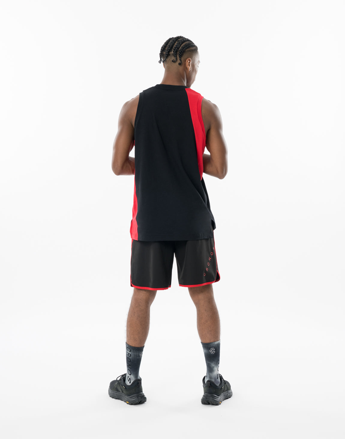 CRONOS SLASH SHORTS [BLACK×RED] – クロノス CRONOS Official Store