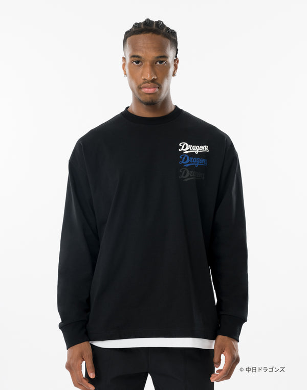 CRONOS×DRAGONS L/S　TEE【BLACK】