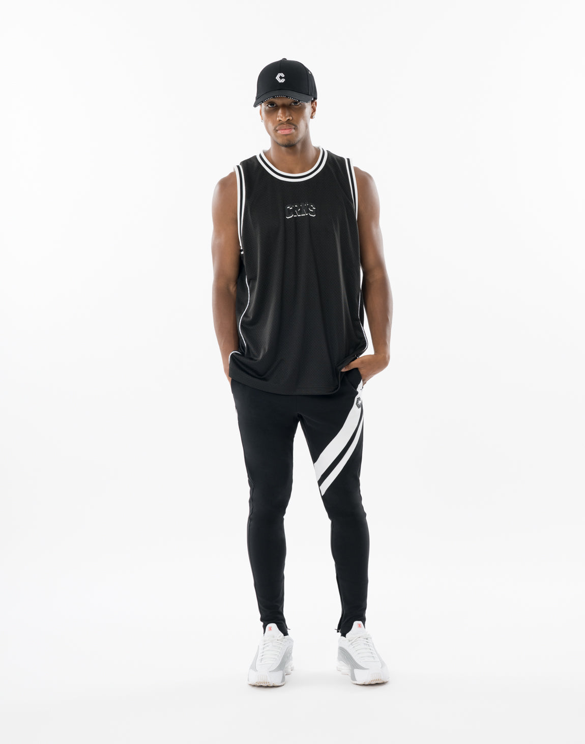 CRONOS Double-Layer Basketball Mesh Tank【BLACK】