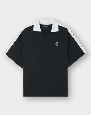 CRONOS COOL DOTS SKIPPER V領POLO衫 [黑色] 