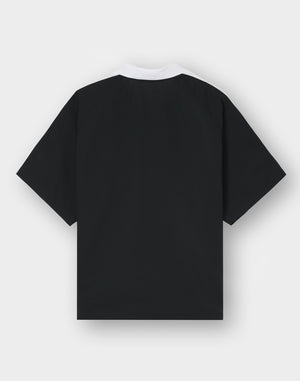 CRONOS COOL DOTS SKIPPER V領POLO衫 [黑色] 