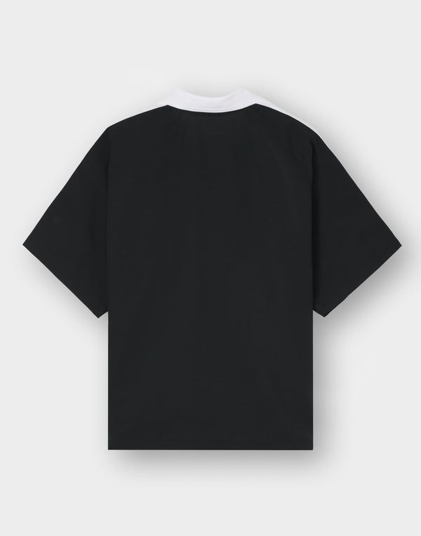 CRONOS COOL DOTS SKIPPER V領POLO衫 [黑色] 