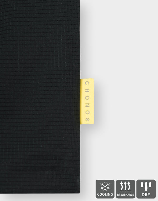 CRONOS COOL DOTS SKIPPER V領POLO衫 [黑色] 