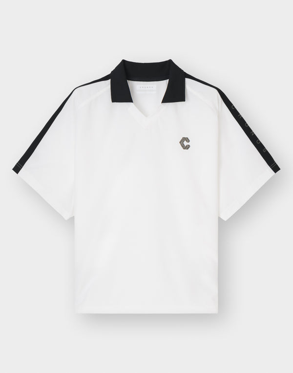 CRONOS COOL DOTS SKIPPER V領POLO衫 [白色] 