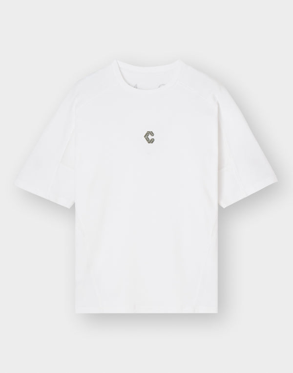 CRONOS TECH HYBRID TEE [白色] 
