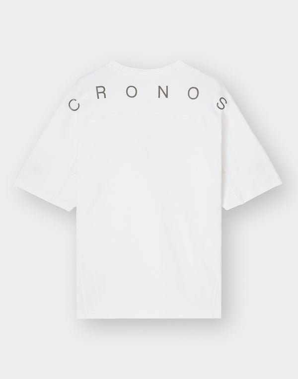 CRONOS TECH HYBRID TEE [白色] 