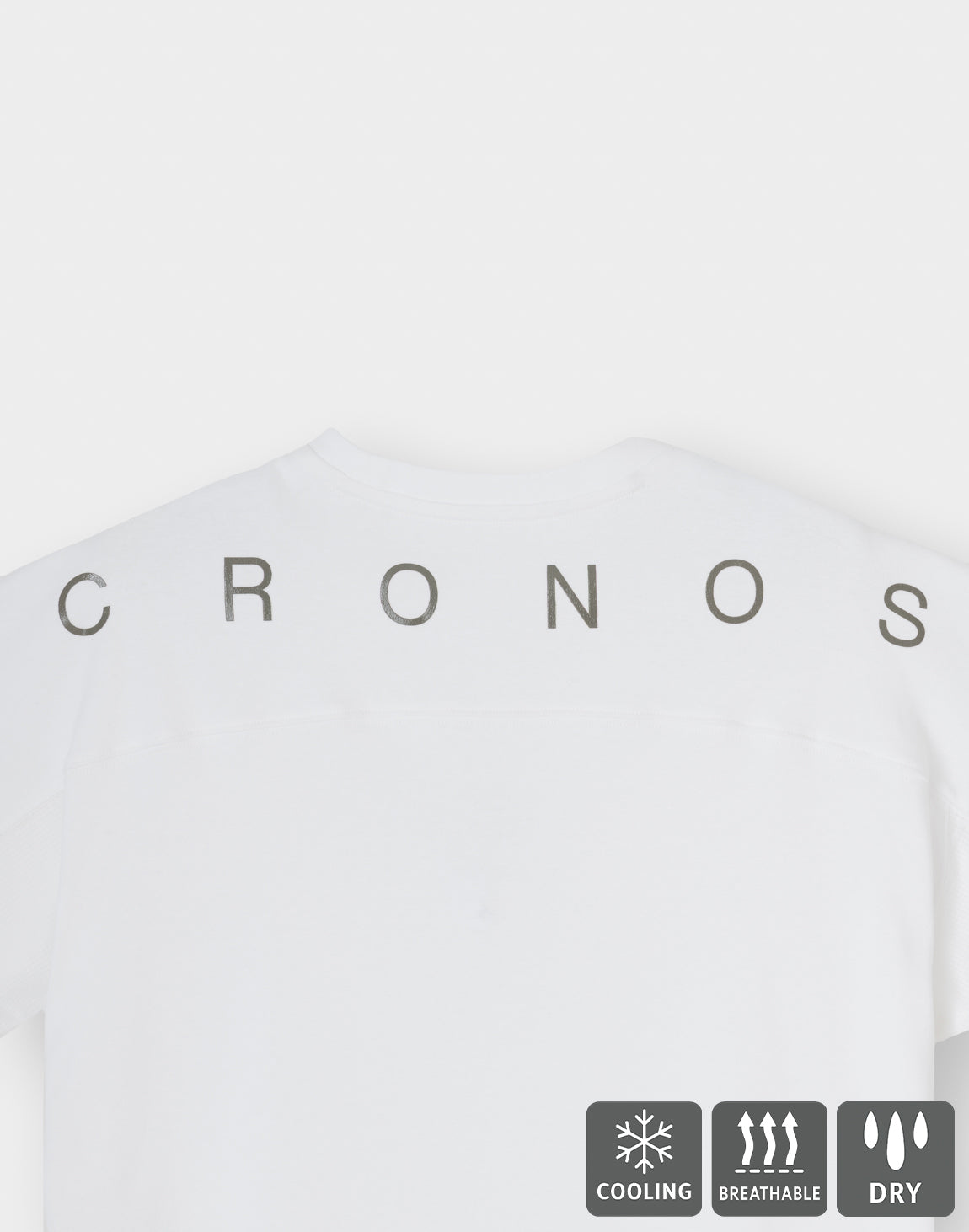 CRONOS TECH HYBRID TEE【WHITE】