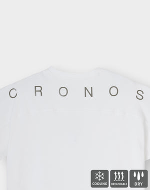 CRONOS TECH HYBRID TEE [白色] 