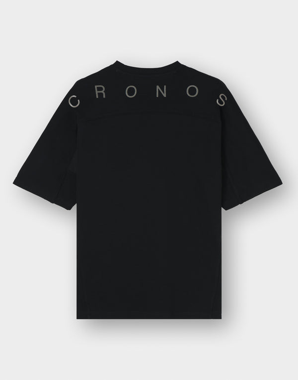CRONOS TECH HYBRID TEE [黑色] 