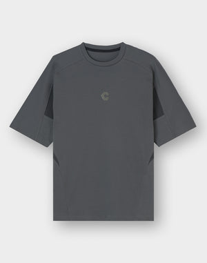 CRONOS TECH HYBRID TEE [深灰色] 