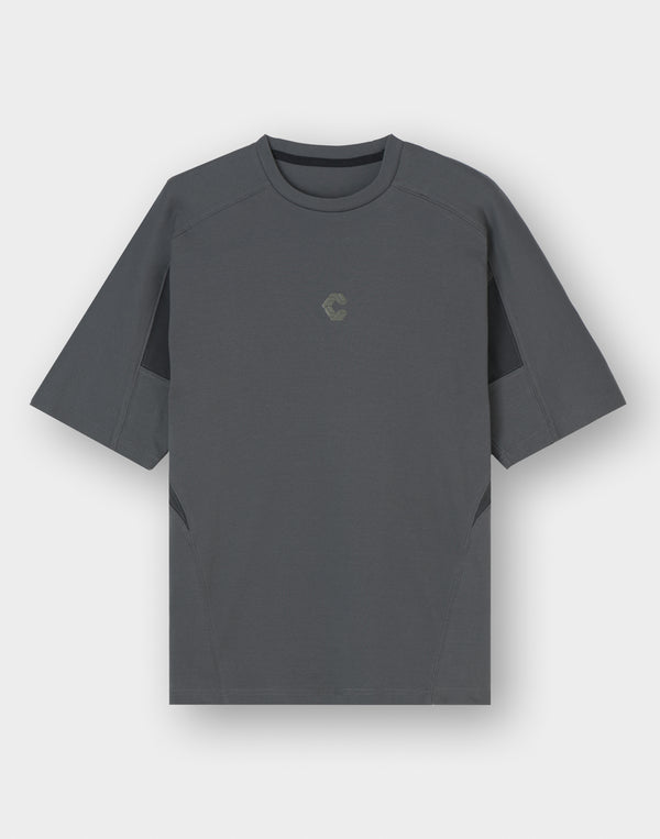 CRONOS TECH HYBRID TEE [深灰色] 