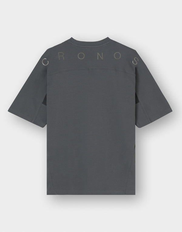 CRONOS TECH HYBRID TEE [深灰色] 