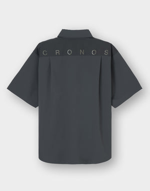 CRONOS 科技垂直拉鍊襯衫【深灰色】 