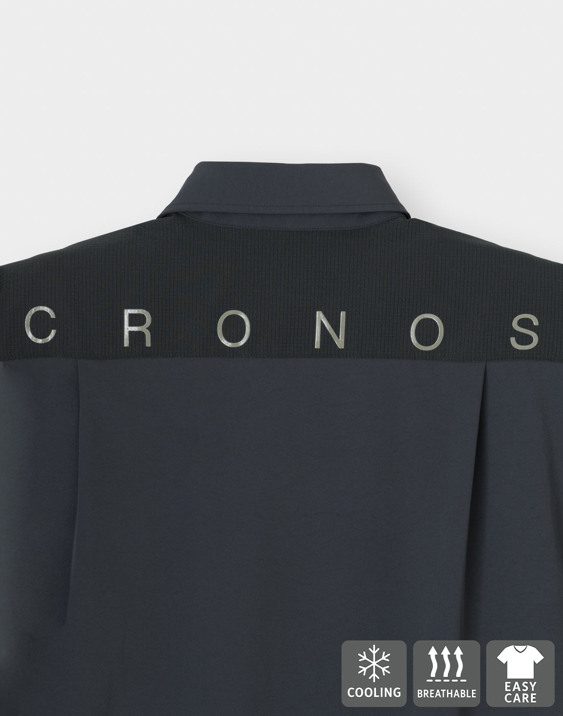 トップス CRONOS CRONOS TECH VERTICAL ZIP SHIRT【BLACK】