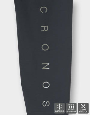 CRONOS HYBRID 寬版科技褲 [黑色] 