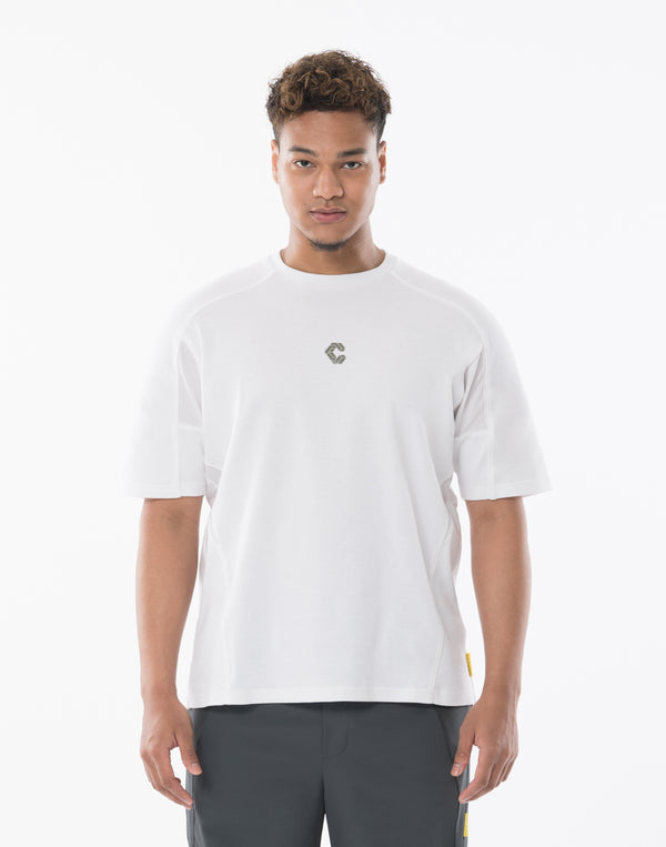 CRONOS TECH HYBRID TEE [白色] 