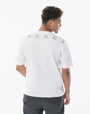 CRONOS TECH HYBRID TEE [白色] 