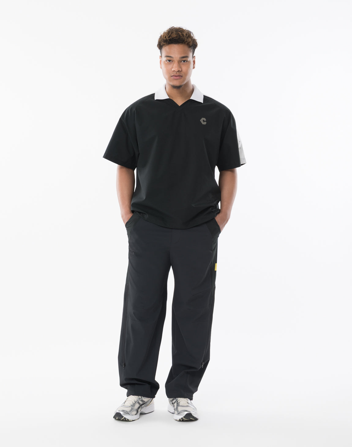 CRONOS HYBRID WIDE TECH PANTS【BLACK】