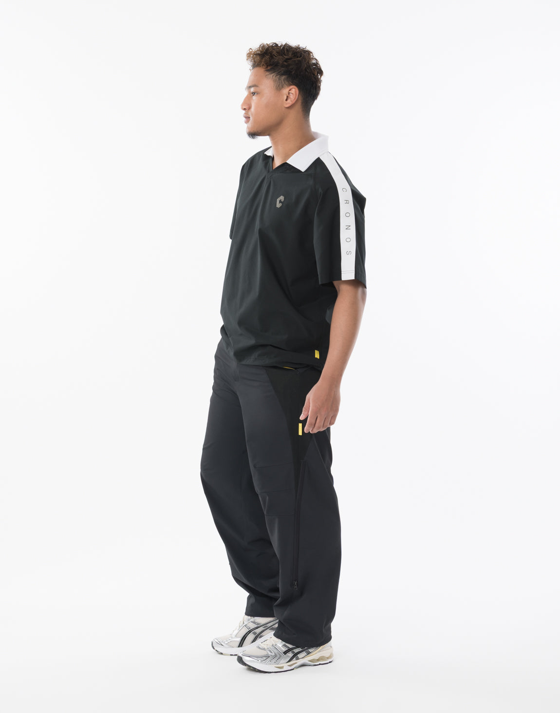 CRONOS HYBRID WIDE TECH PANTS【BLACK】