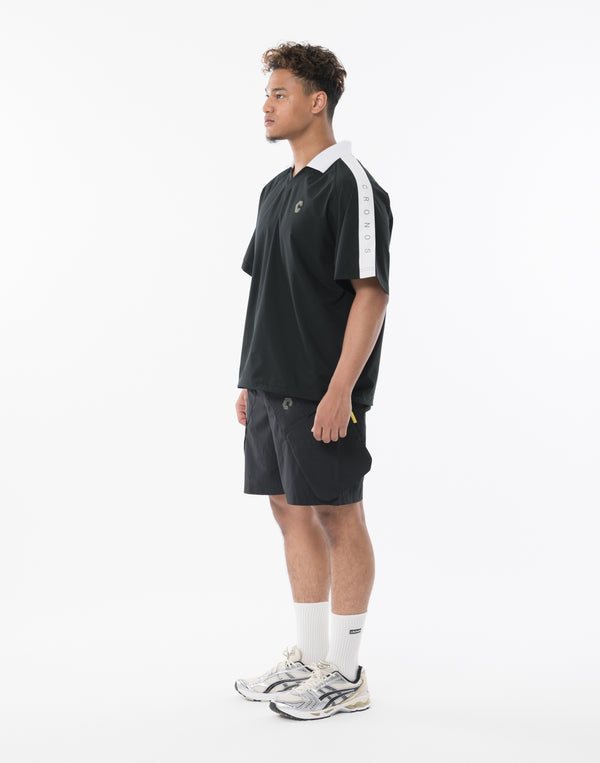 CRONOS COOL DOTS SKIPPER V領POLO衫 [黑色] 