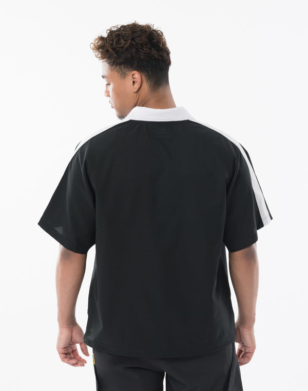 CRONOS COOL DOTS SKIPPER V領POLO衫 [黑色] 