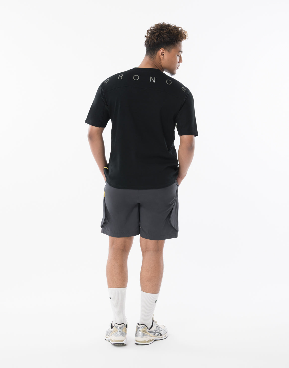 CRONOS TECH HYBRID TEE【BLACK】